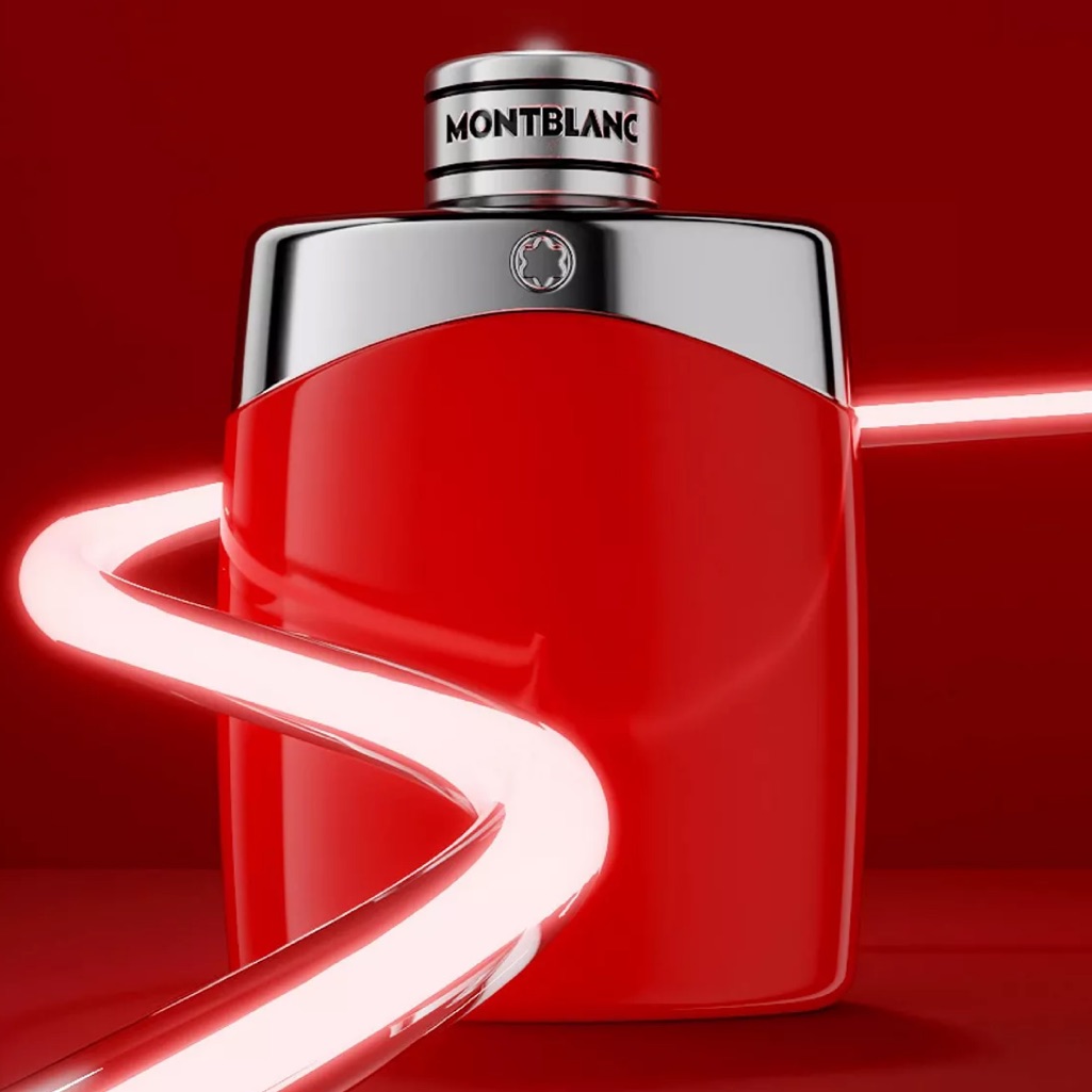 Mens Montblanc Red Eau De Parfum 33 Oz